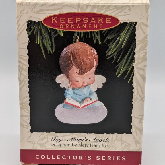 Hallmark Keepsake Joy 1993, 6th in the Mary's Angels Series Christmas Ornament - Picture 8 of 11